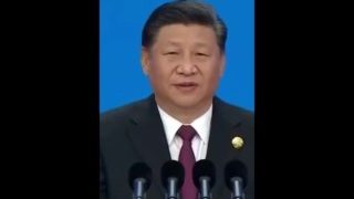 蠢猪习近平演讲“疯狂宇宙” Xi Jinping Fuck the Universe