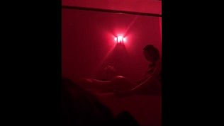 Hidden cam at asain massage parlour